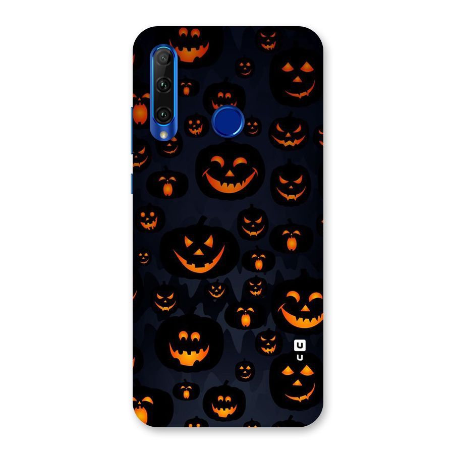 Pumpkin Smile Pattern Back Case for Honor 20i