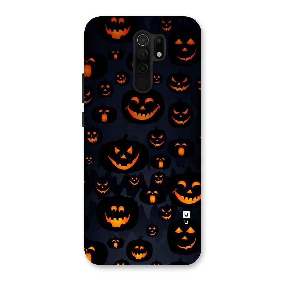 Pumpkin Smile Pattern Back Case for Poco M2