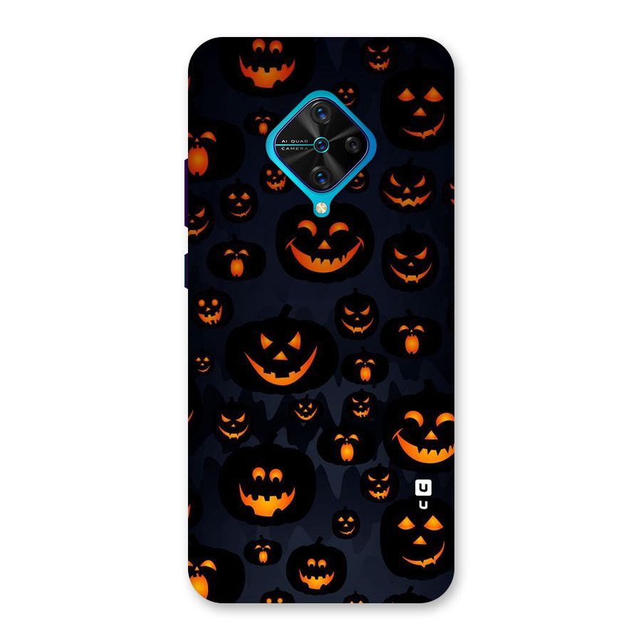 Pumpkin Smile Pattern Back Case for Vivo S1 Pro