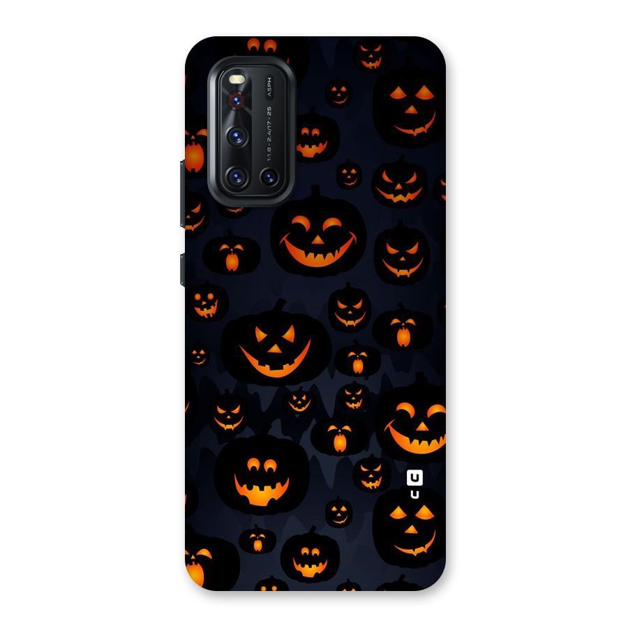 Pumpkin Smile Pattern Back Case for Vivo V19