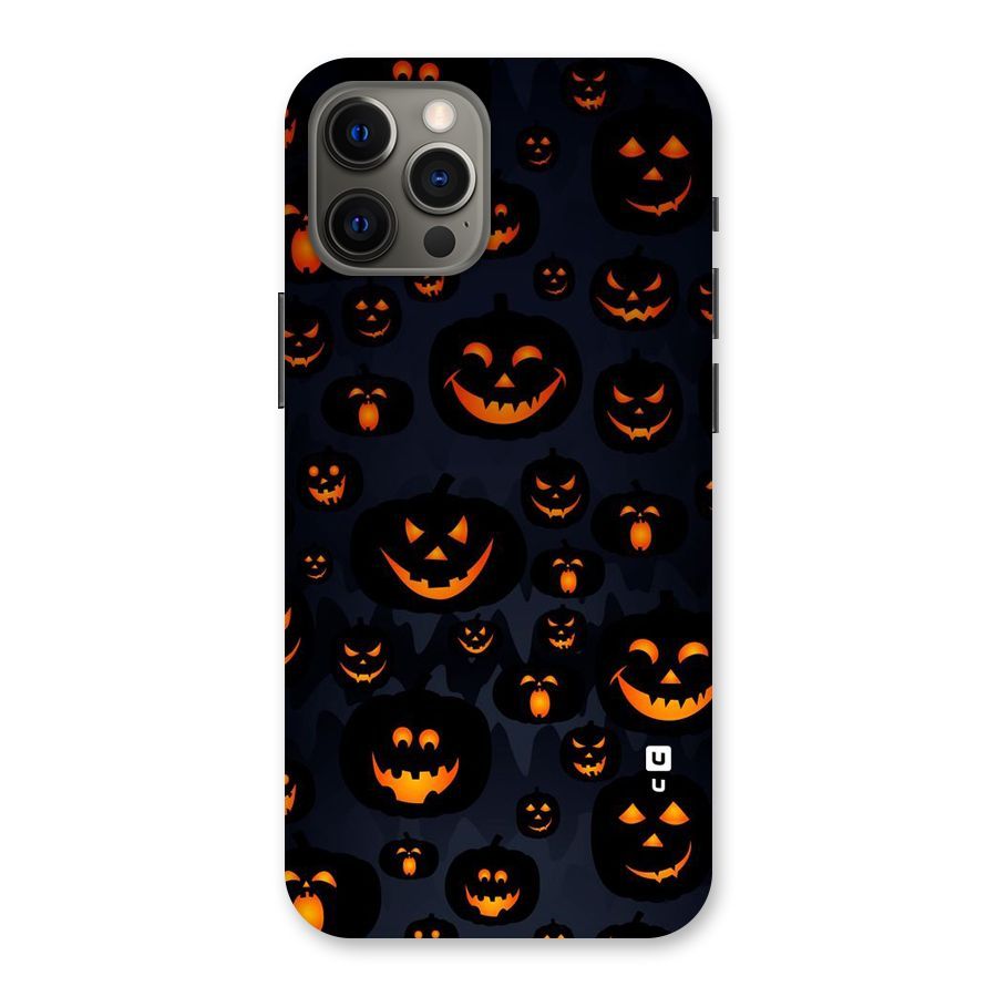 Pumpkin Smile Pattern Back Case for iPhone 12 Pro Max