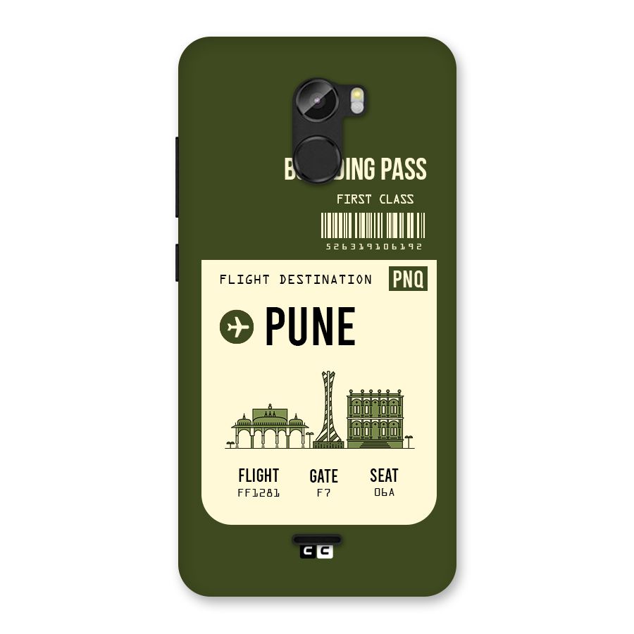 Pune Boarding Pass Back Case for Gionee X1