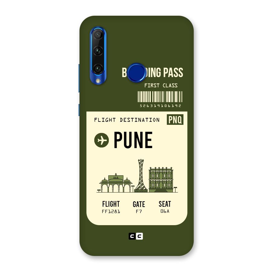 Pune Boarding Pass Back Case for Honor 20i