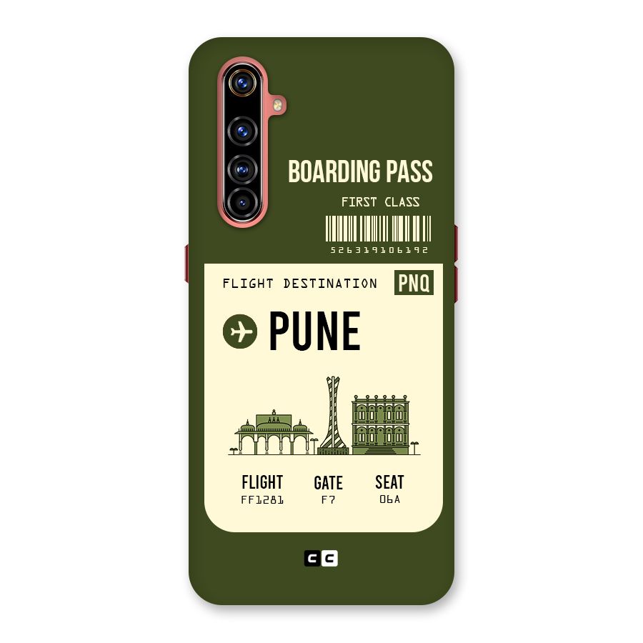 Pune Boarding Pass Back Case for Realme X50 Pro