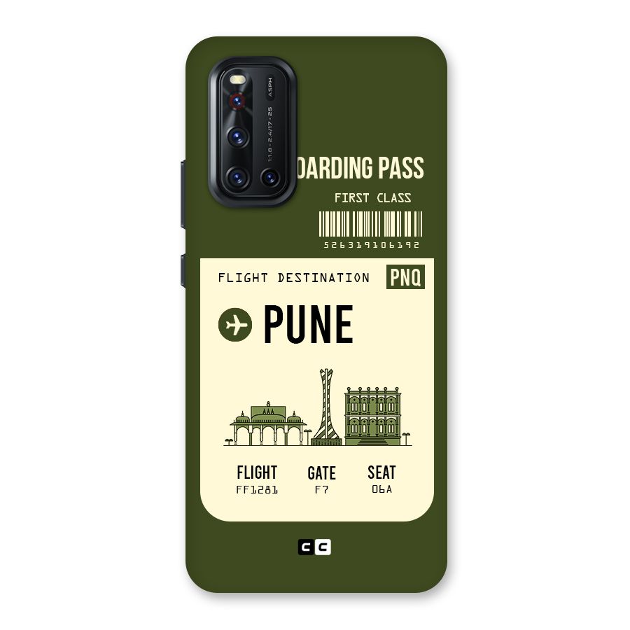 Pune Boarding Pass Back Case for Vivo V19