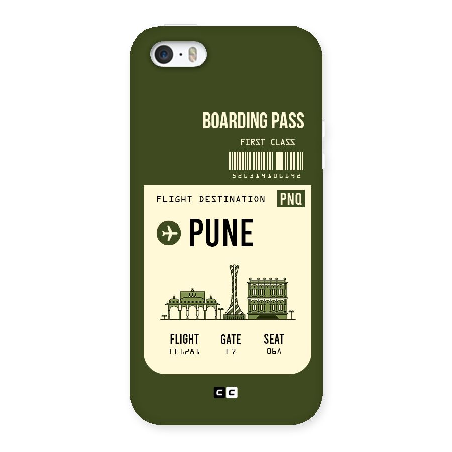 Pune Boarding Pass Back Case for iPhone SE