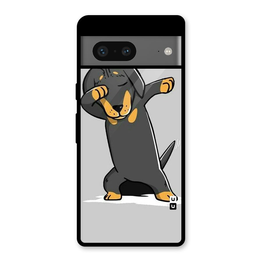 Puppy Dab Glass Back Case for Google Pixel 7