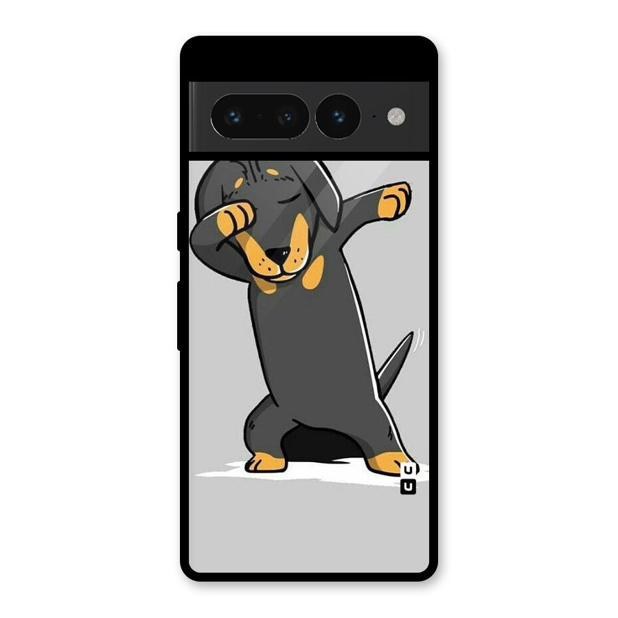 Puppy Dab Glass Back Case for Google Pixel 7 Pro