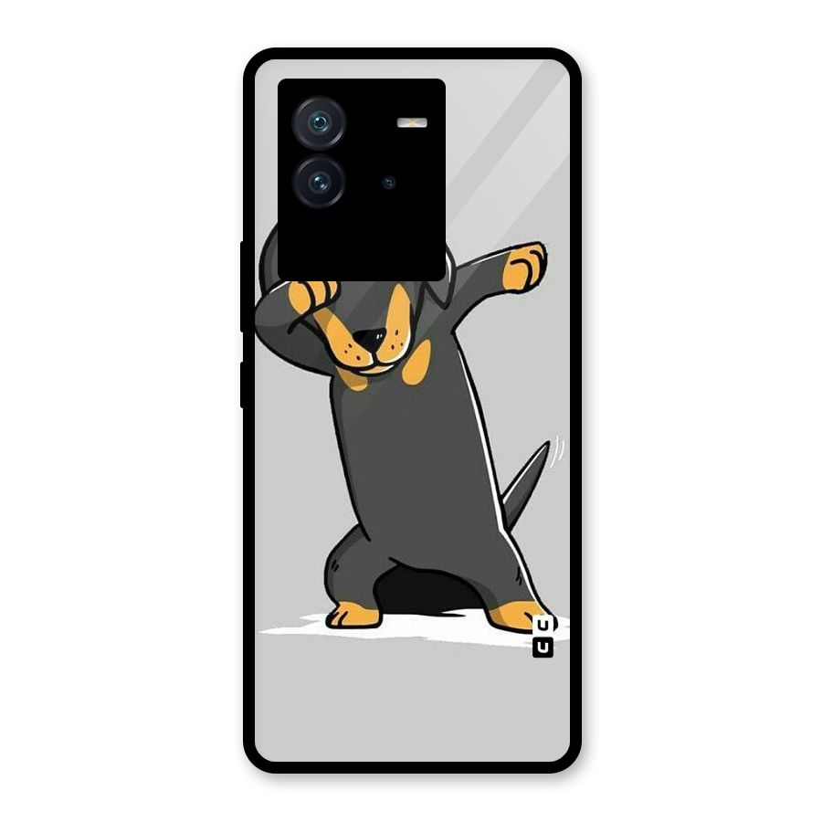 Puppy Dab Glass Back Case for Vivo iQOO Neo 6 5G