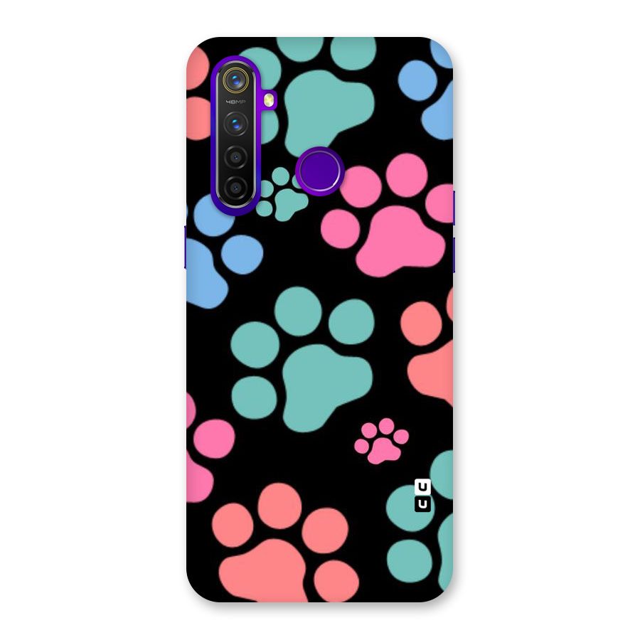 Puppy Paws Back Case for Realme 5 Pro