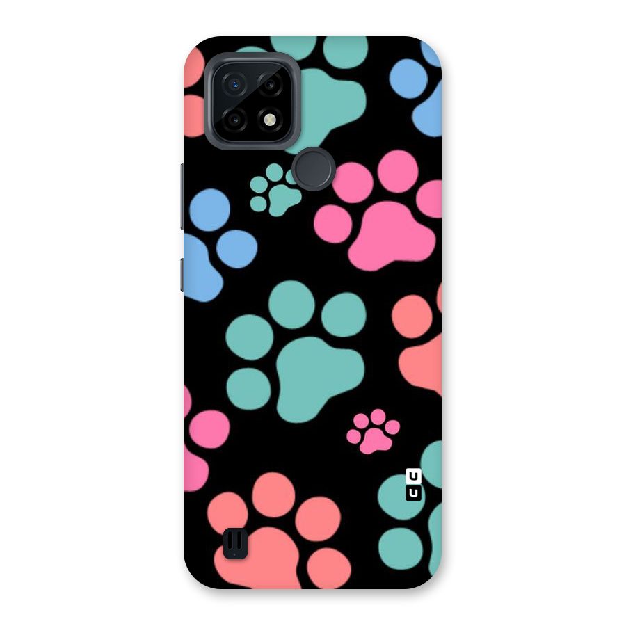 Puppy Paws Back Case for Realme C21