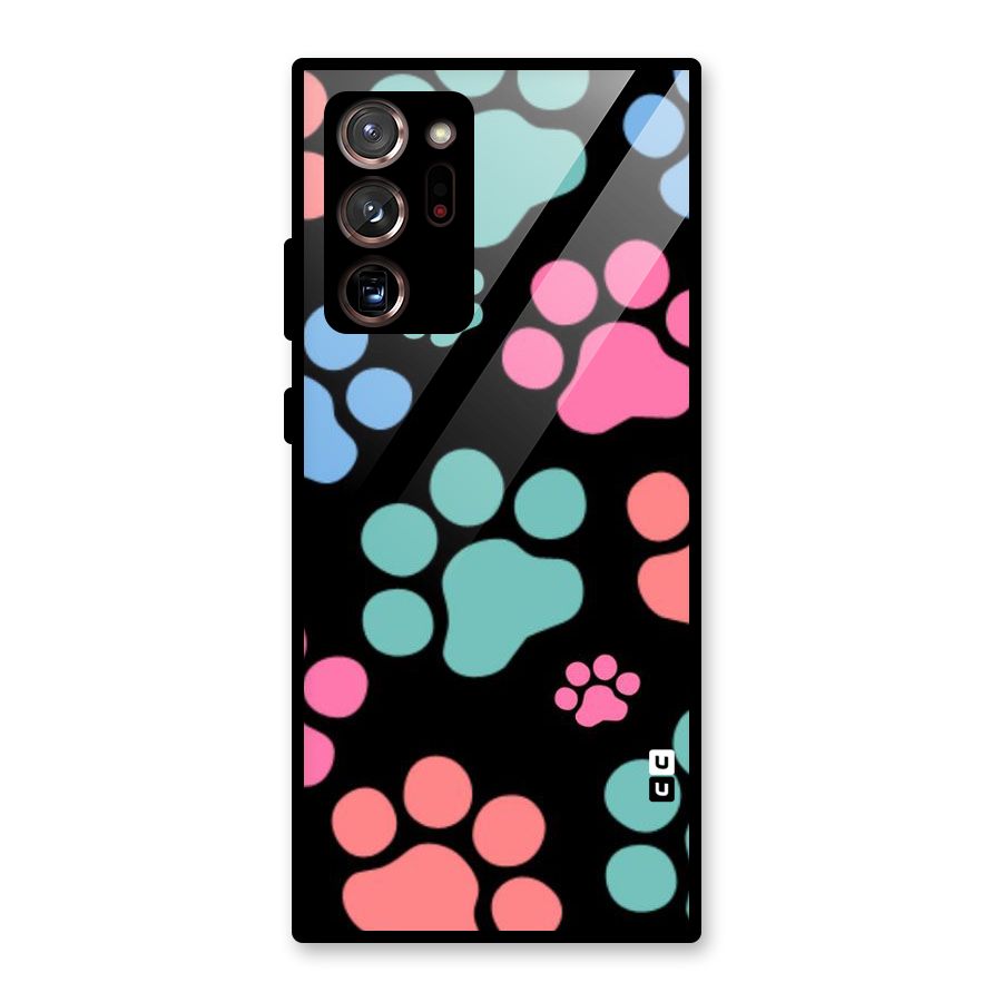 Puppy Paws Glass Back Case for Galaxy Note 20 Ultra 5G