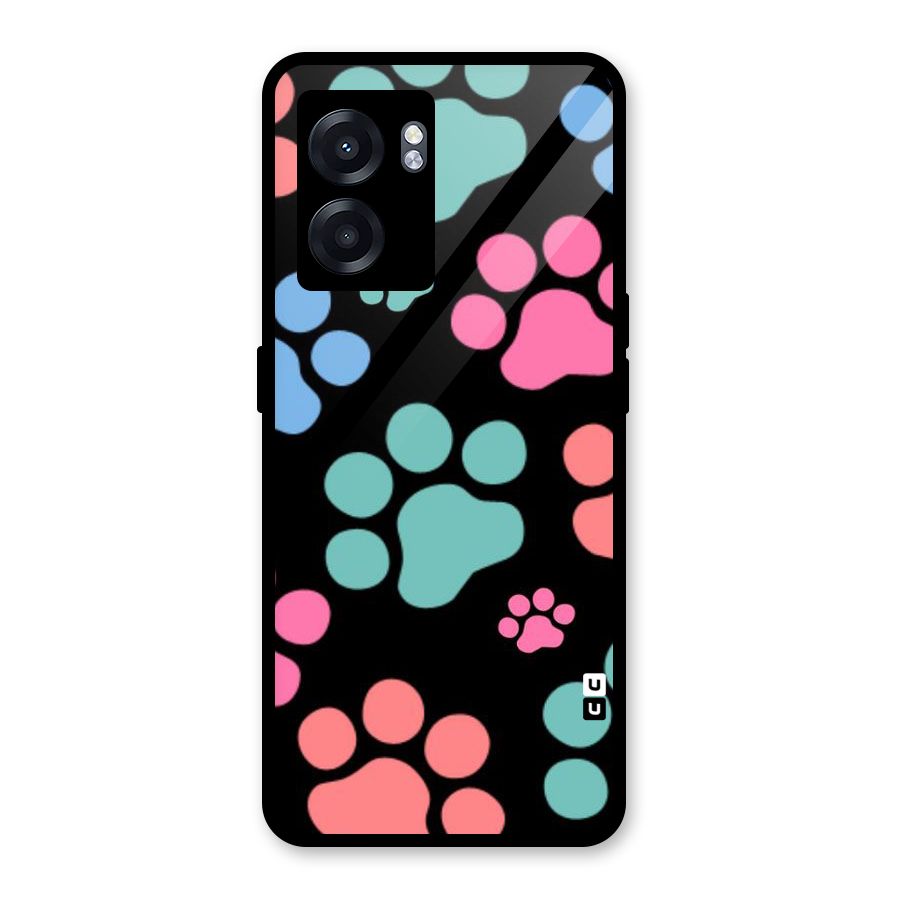 Puppy Paws Glass Back Case for Realme Narzo 50 5G