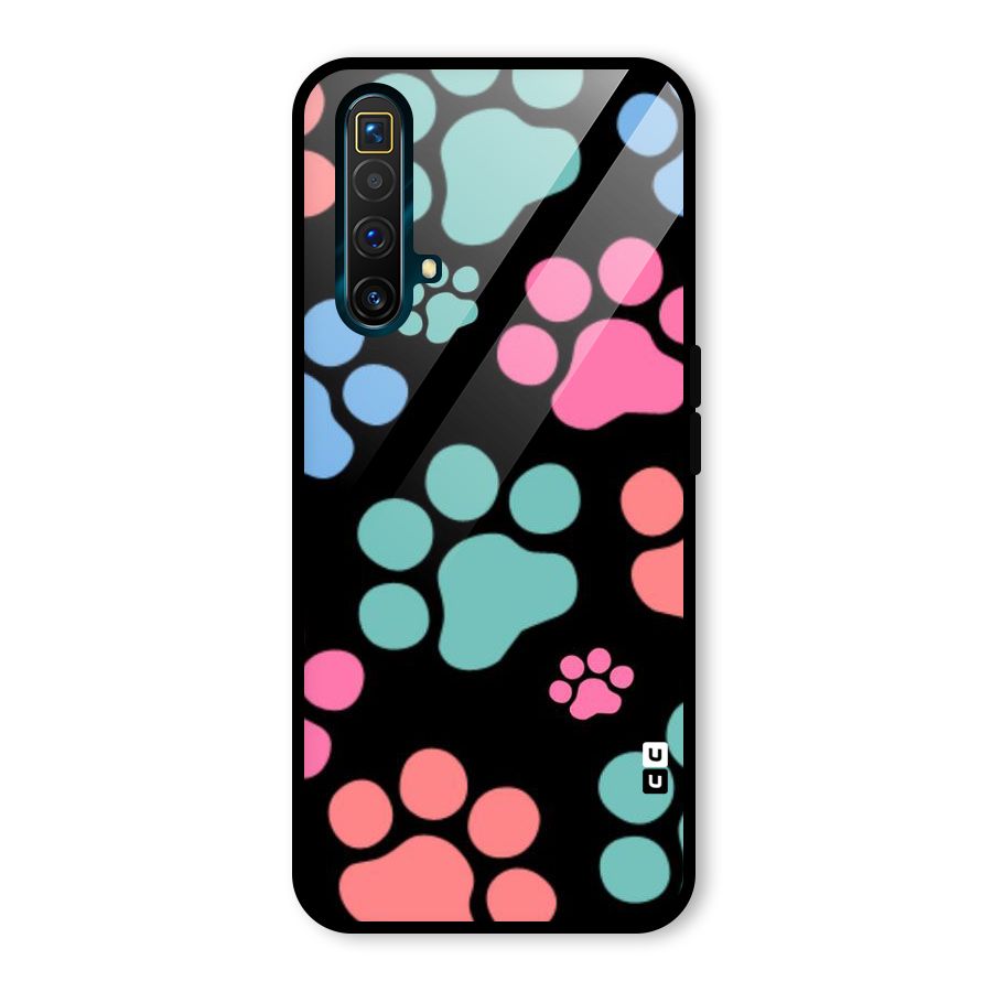 Puppy Paws Glass Back Case for Realme X3 SuperZoom
