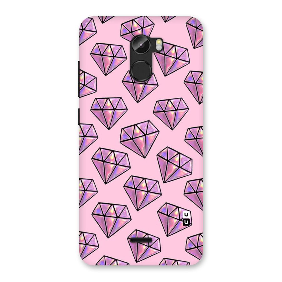 Purple Diamond Designs Back Case for Gionee X1