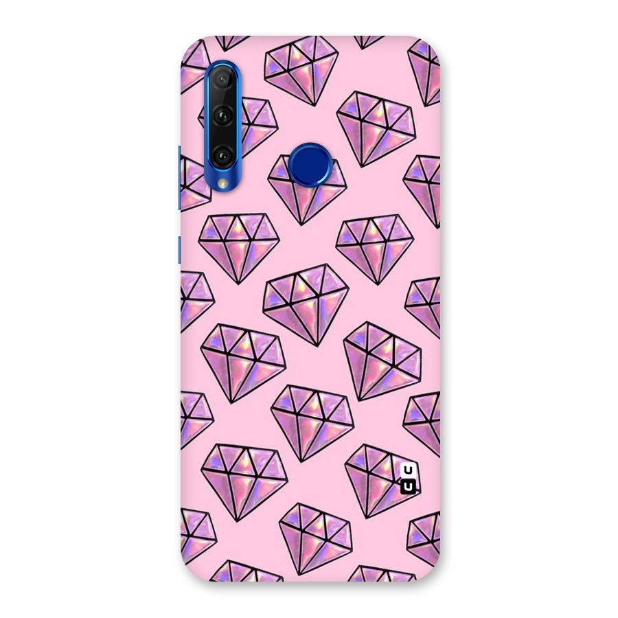 Purple Diamond Designs Back Case for Honor 20i