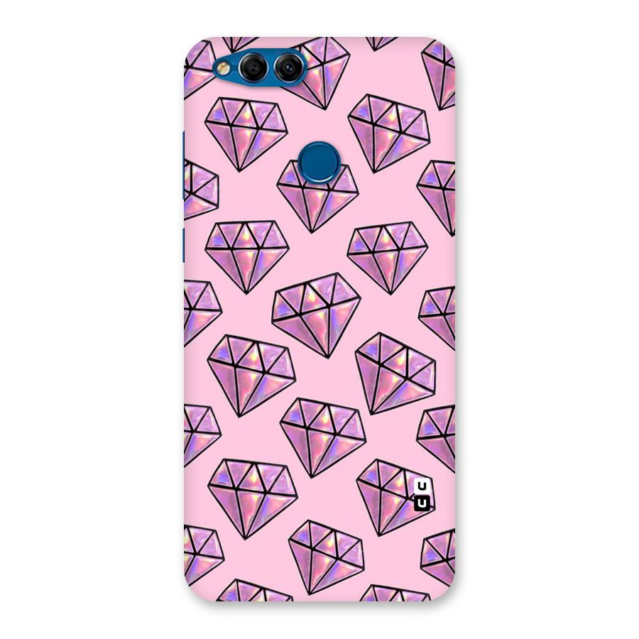 Purple Diamond Designs Back Case for Honor 7X