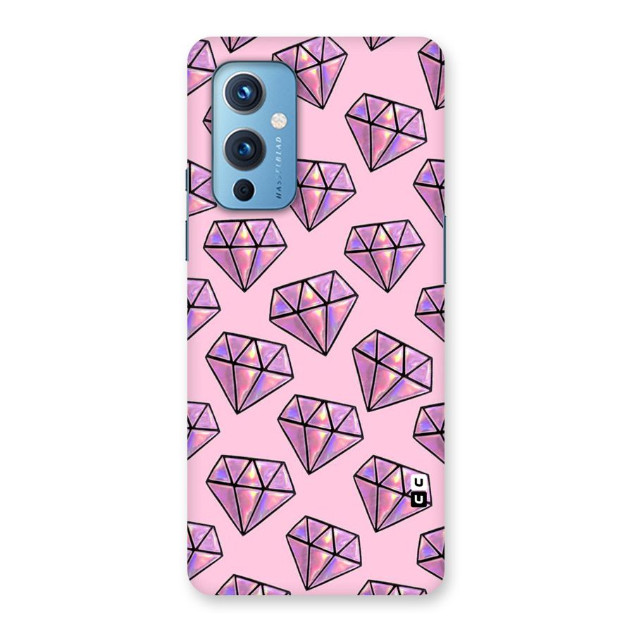 Purple Diamond Designs Back Case for OnePlus 9