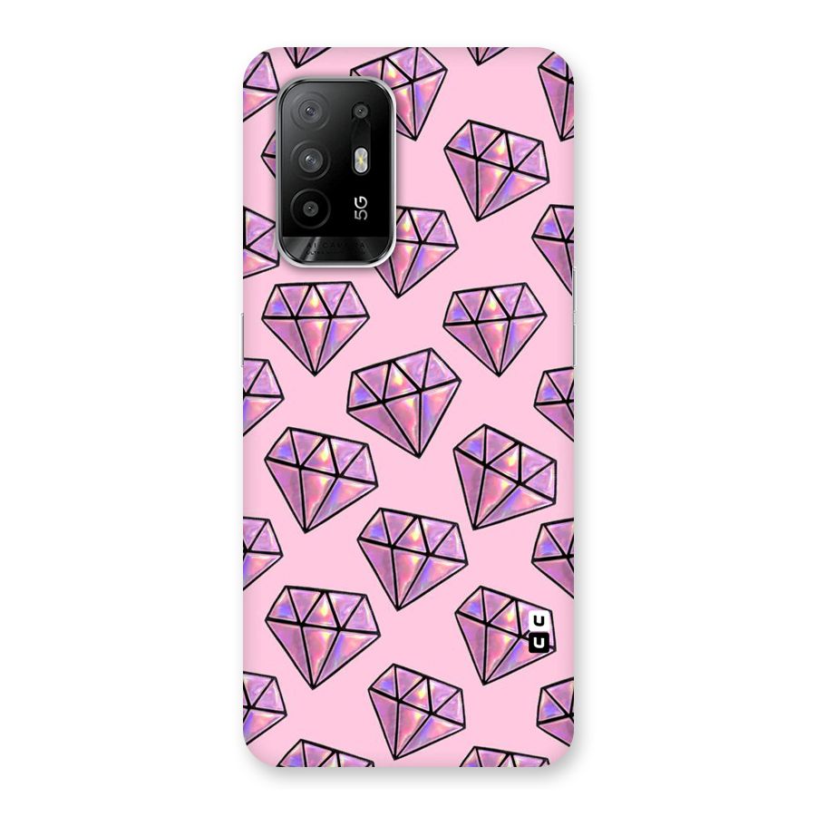 Purple Diamond Designs Back Case for Oppo F19 Pro Plus 5G