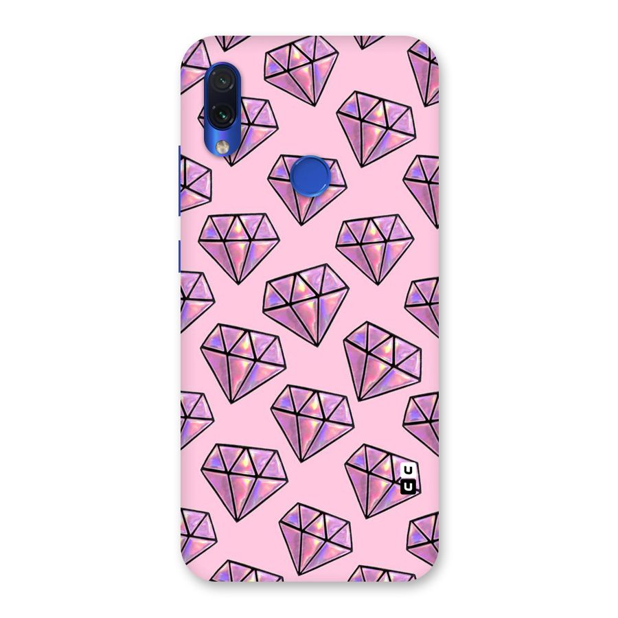 Purple Diamond Designs Back Case for Redmi Note 7
