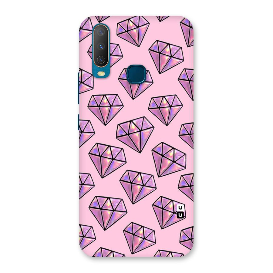 Purple Diamond Designs Back Case for Vivo U10