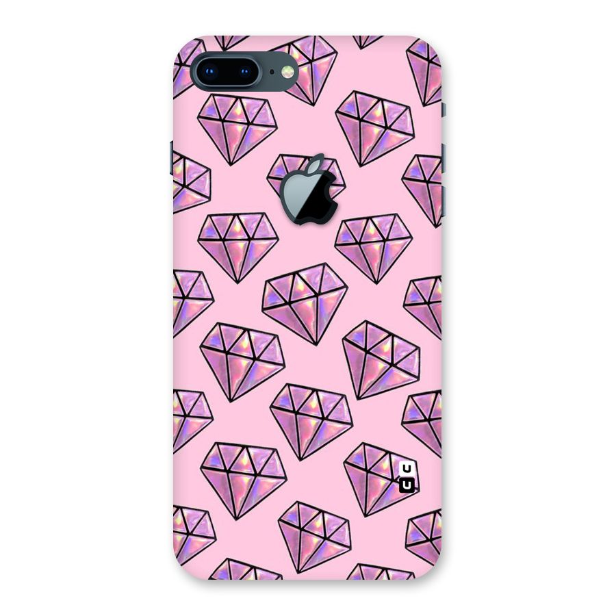 Purple Diamond Designs Back Case for iPhone 7 Plus Apple Cut