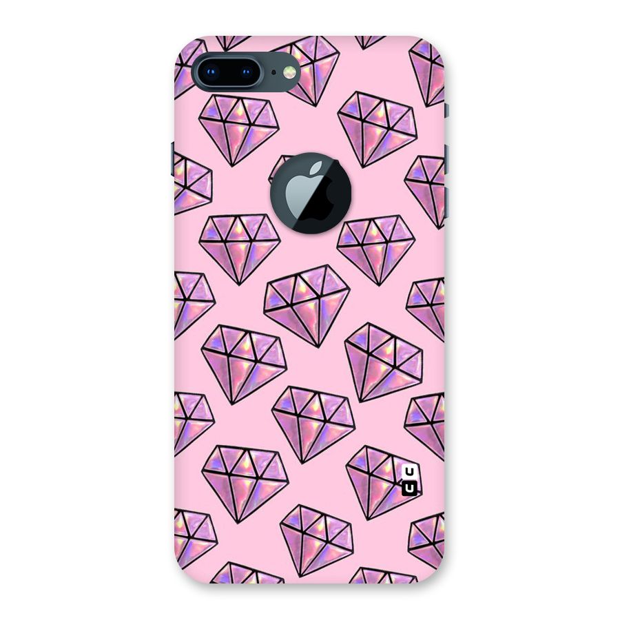 Purple Diamond Designs Back Case for iPhone 7 Plus Logo Cut
