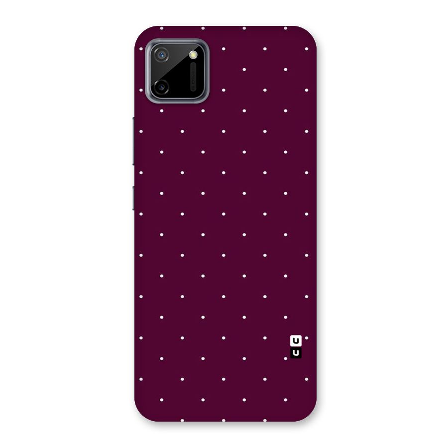 Purple Polka Back Case for Realme C11