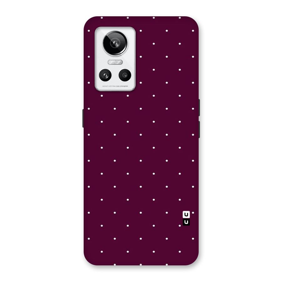 Purple Polka Back Case for Realme GT Neo 3