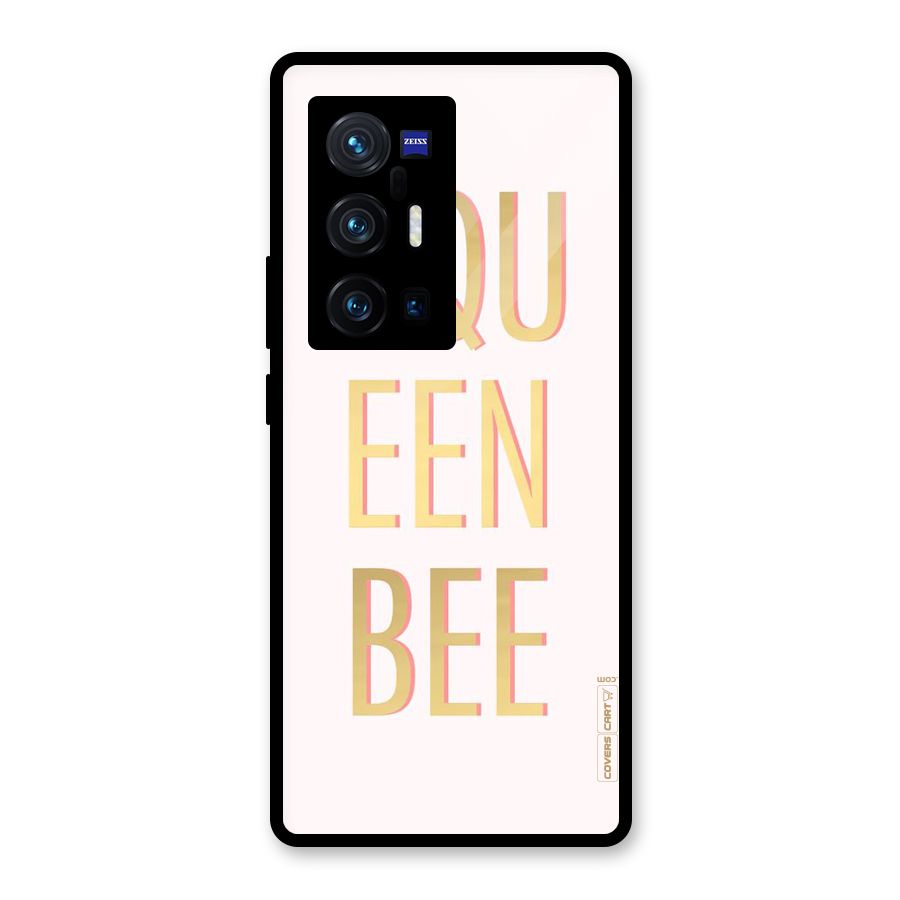 Queen Bee Glass Back Case for Vivo X70 Pro Plus