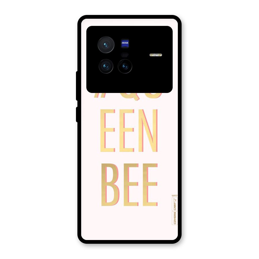Queen Bee Glass Back Case for Vivo X80