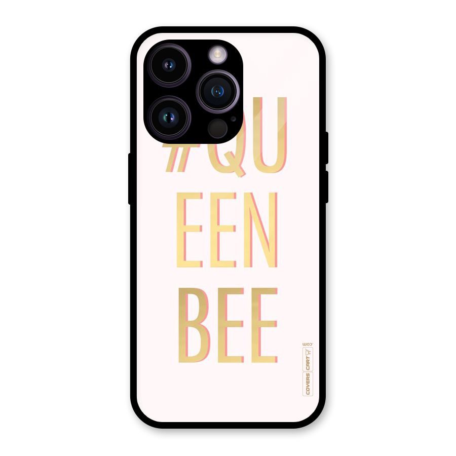 Queen Bee Glass Back Case for iPhone 14 Pro
