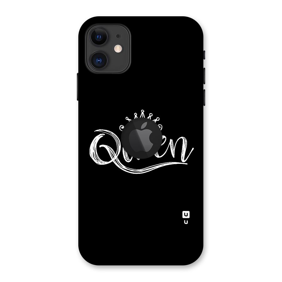 Queen Crown Back Case for iPhone 11 Logo Cut