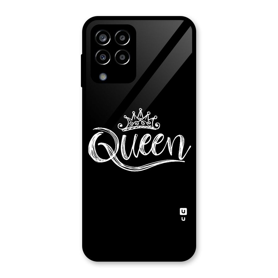 Queen Crown Glass Back Case for Galaxy M33