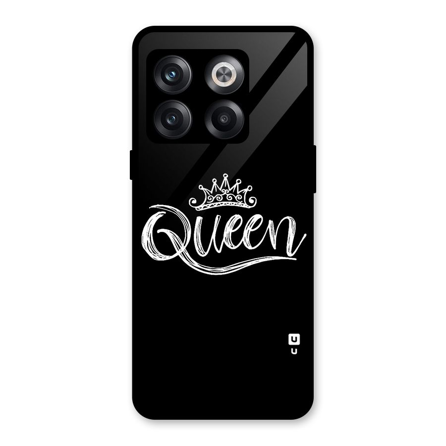 Queen Crown Glass Back Case for OnePlus 10T
