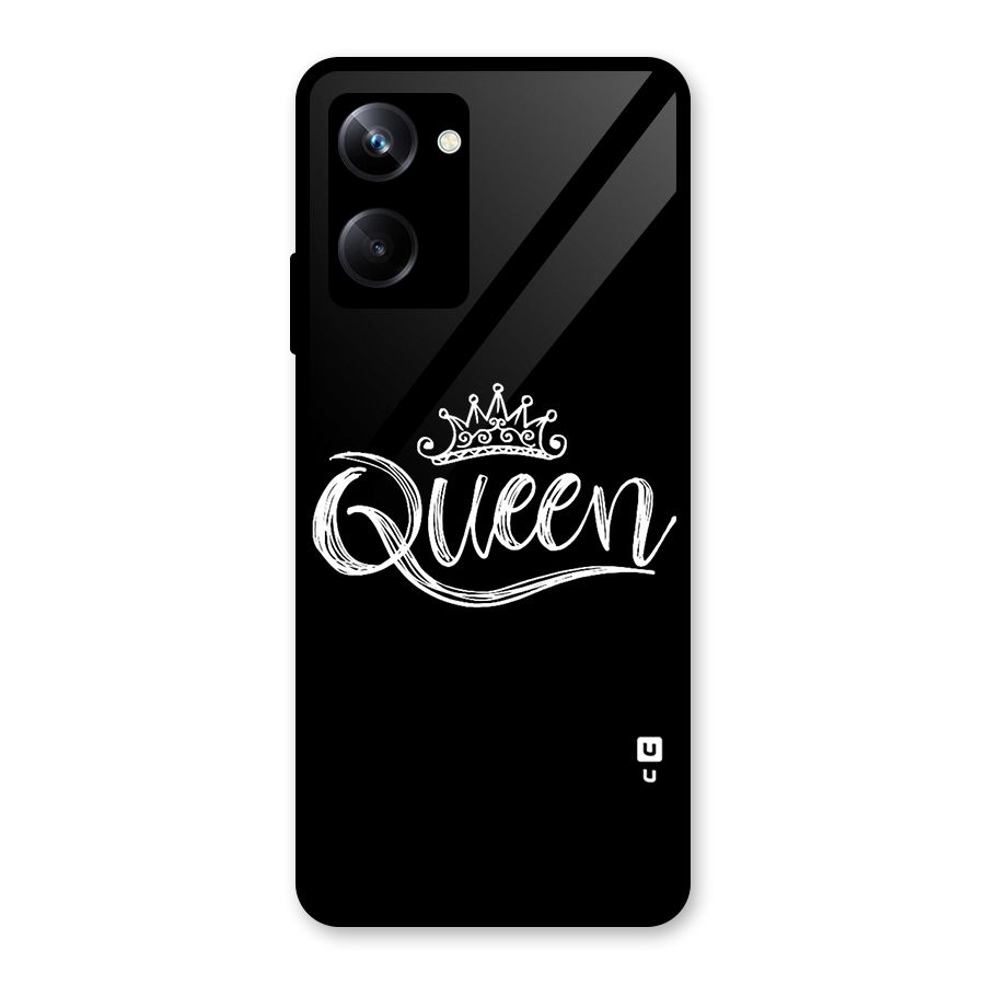 Queen Crown Glass Back Case for Realme 10 Pro