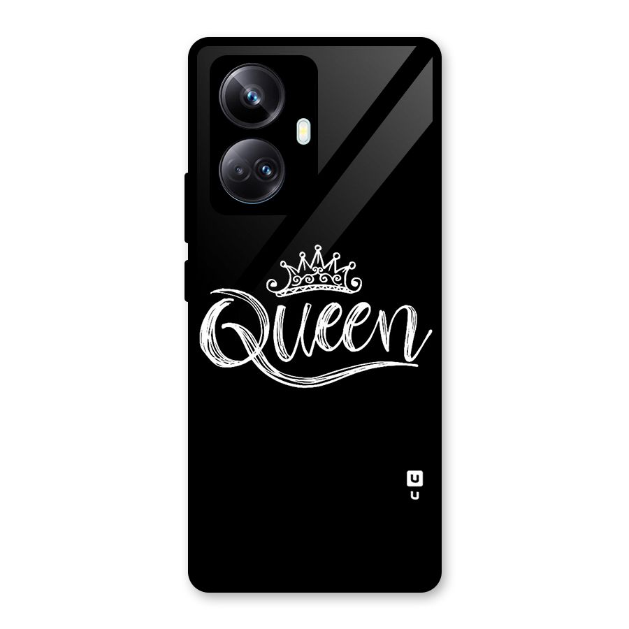 Queen Crown Glass Back Case for Realme 10 Pro Plus