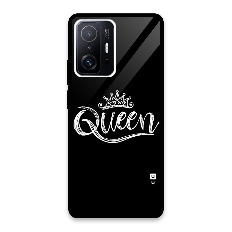Queen Crown Glass Back Case for Xiaomi 11T Pro