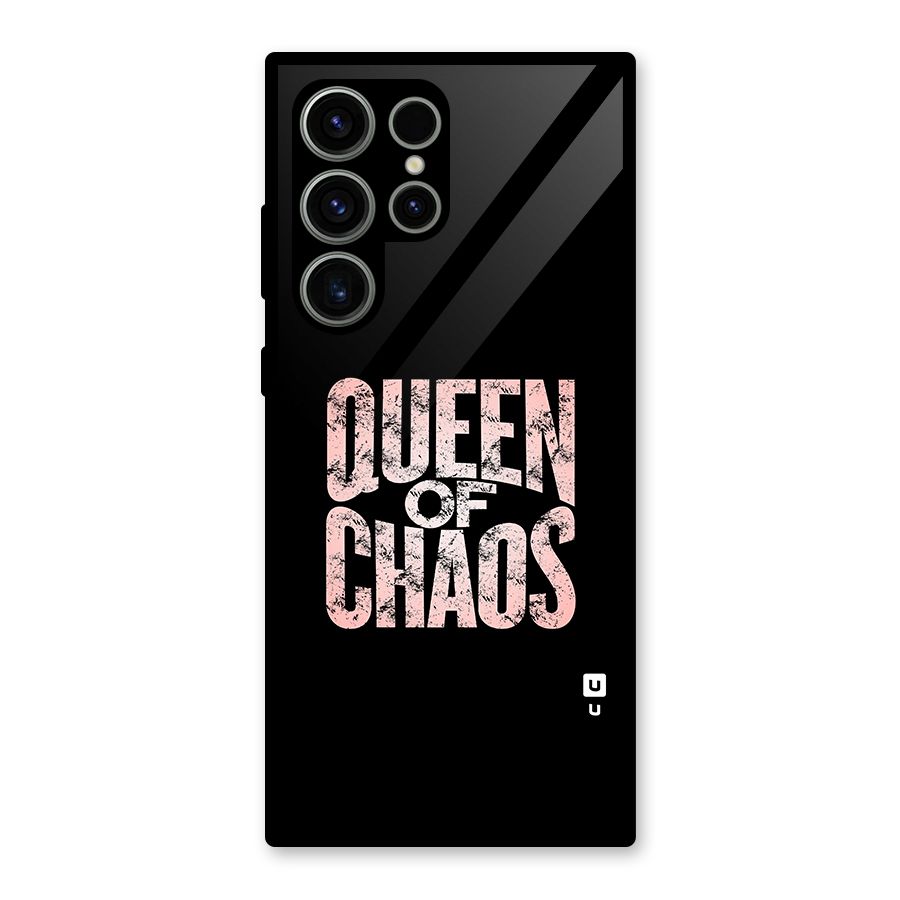 Queen of Chaos Glass Back Case for Galaxy S23 Ultra