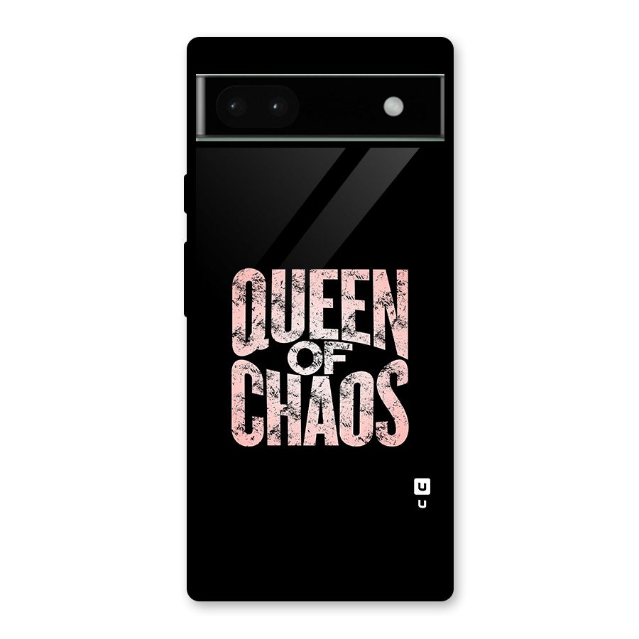 Queen of Chaos Glass Back Case for Google Pixel 6a