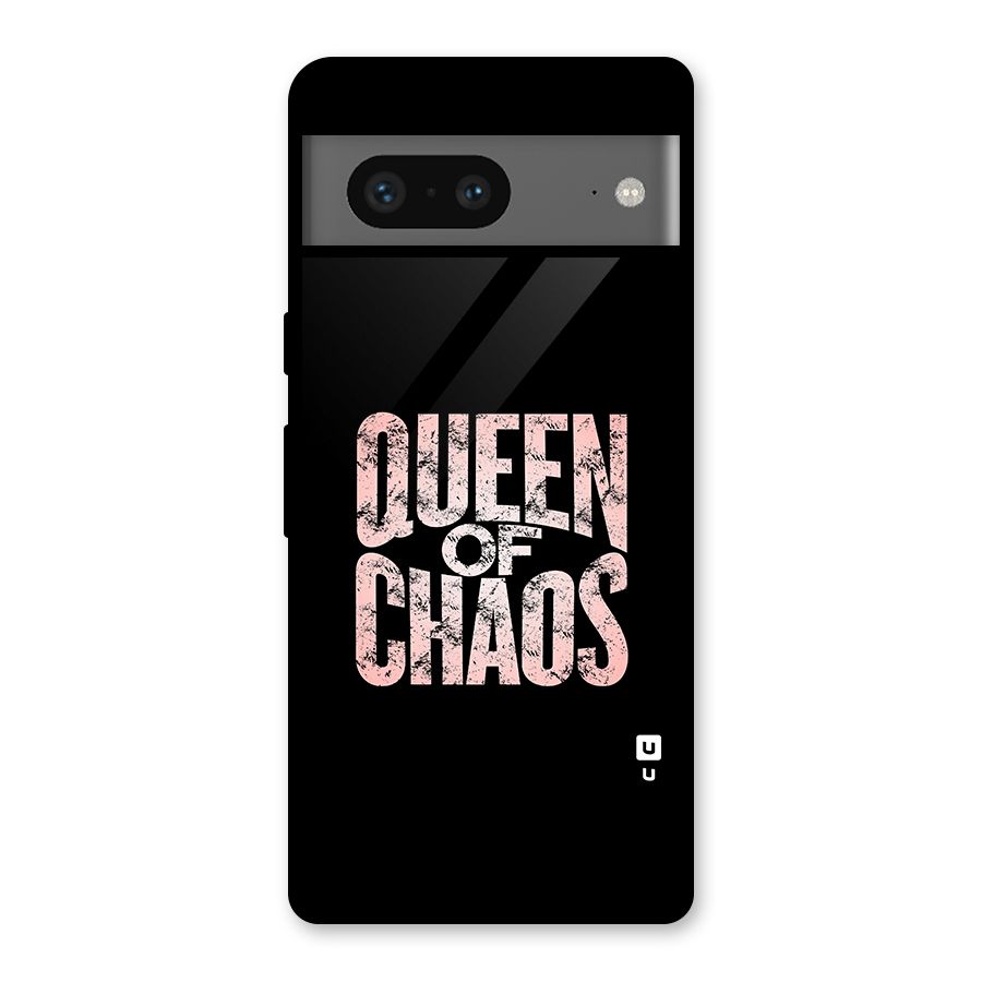 Queen of Chaos Glass Back Case for Google Pixel 7