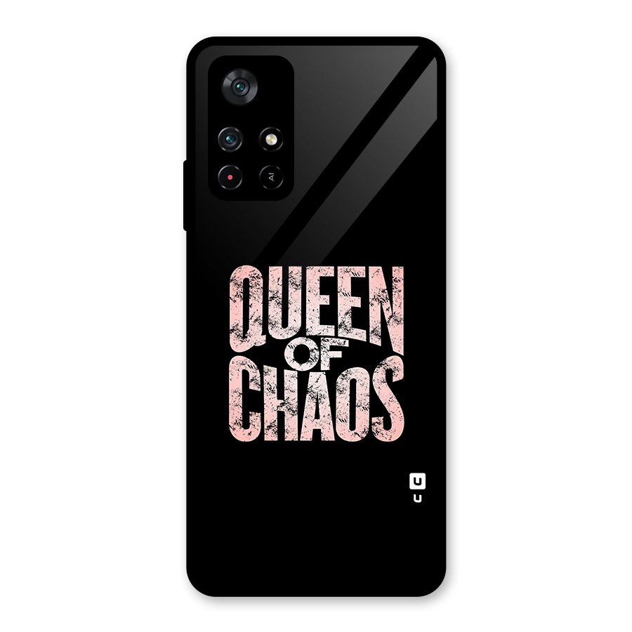 Queen of Chaos Glass Back Case for Poco M4 Pro 5G