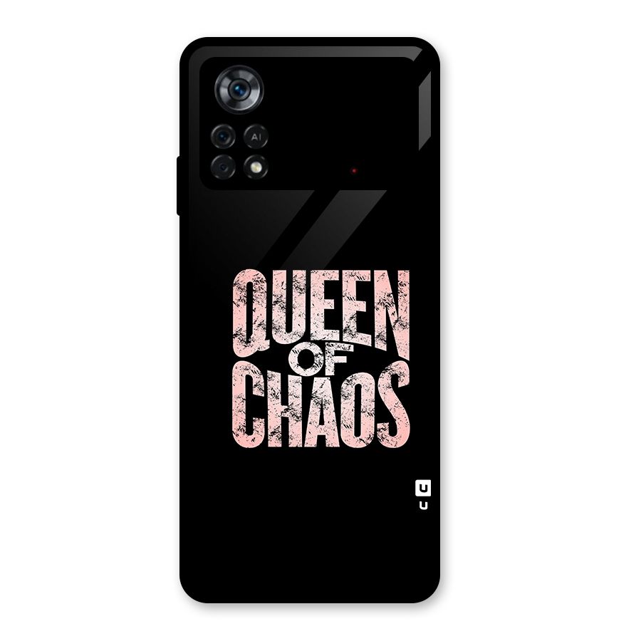 Queen of Chaos Glass Back Case for Poco X4 Pro 5G