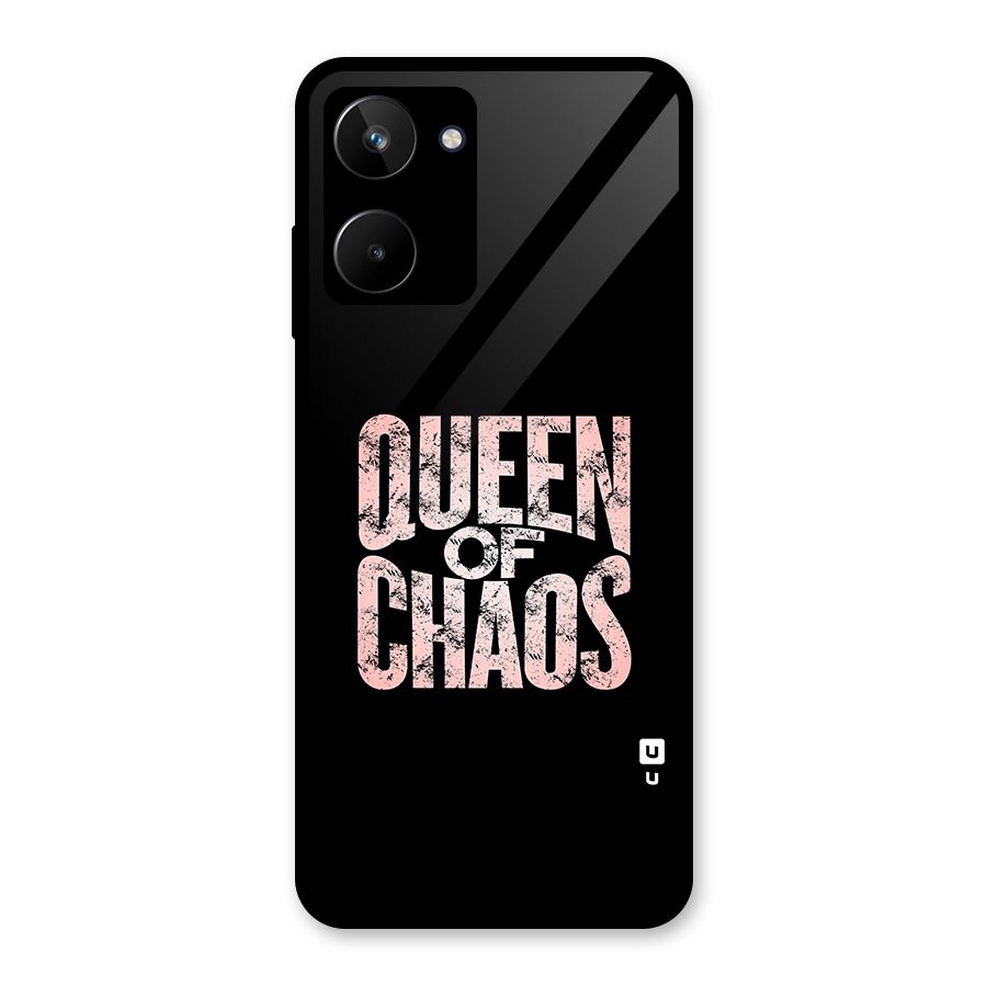 Queen of Chaos Glass Back Case for Realme 10