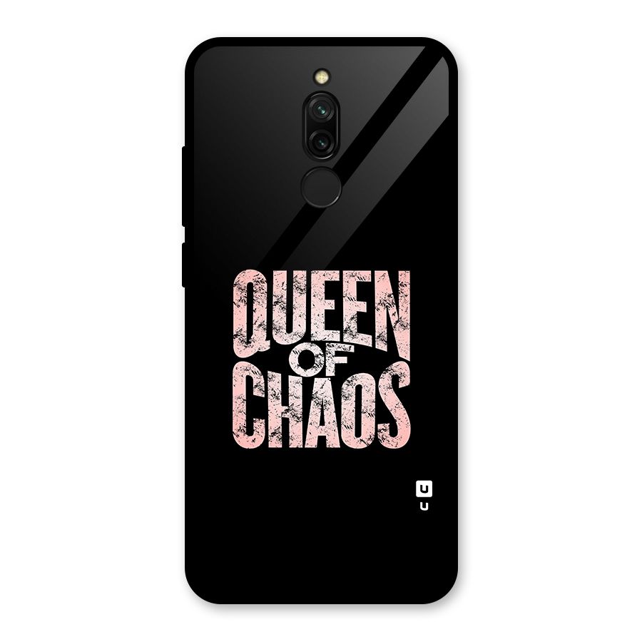 Queen of Chaos Glass Back Case for Redmi 8
