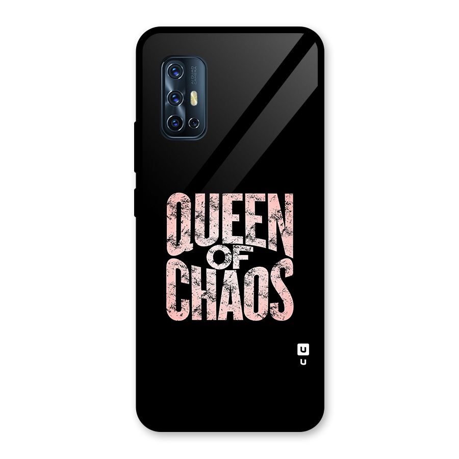 Queen of Chaos Glass Back Case for Vivo V17