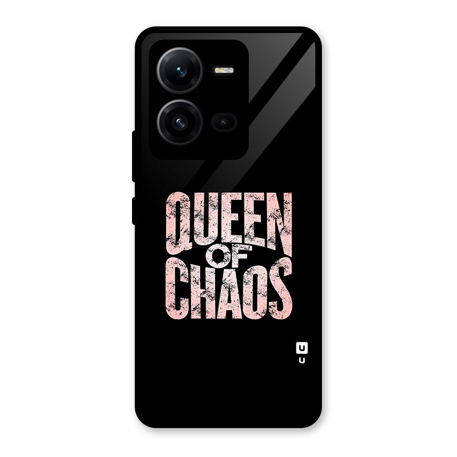 Queen of Chaos Glass Back Case for Vivo V25