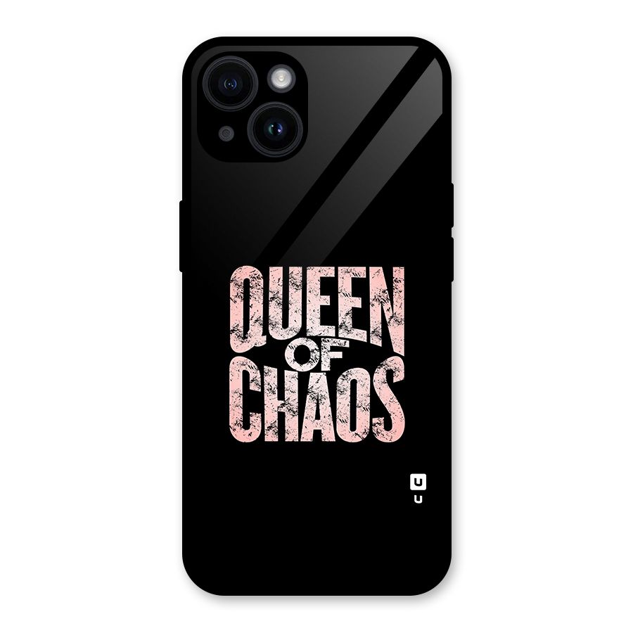 Queen of Chaos Glass Back Case for iPhone 14