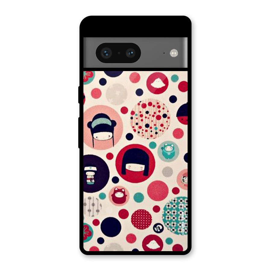 Quirky Glass Back Case for Google Pixel 7