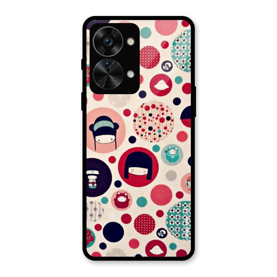 Quirky Glass Back Case for OnePlus Nord 2T